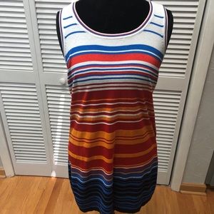 CeCe by Cynthia Steffe striped tunic tank.